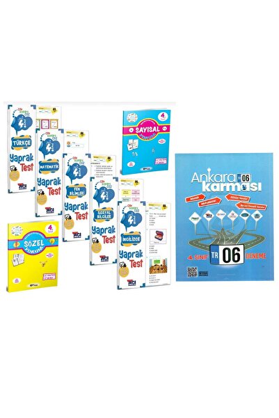 Açı Yayınları 4. Sınıf Tüm Dersler Yaprak Testler Deneme Seti ( Bilgiseli Mar...