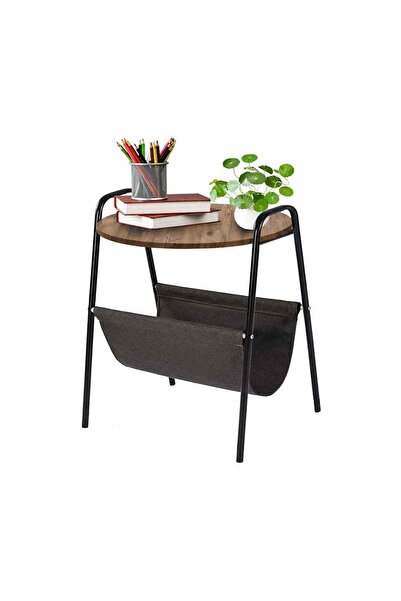 Weblonya Yan Sehpa Zigon Sehpa Çantalı Dekoratif Orta Sehpa 5167