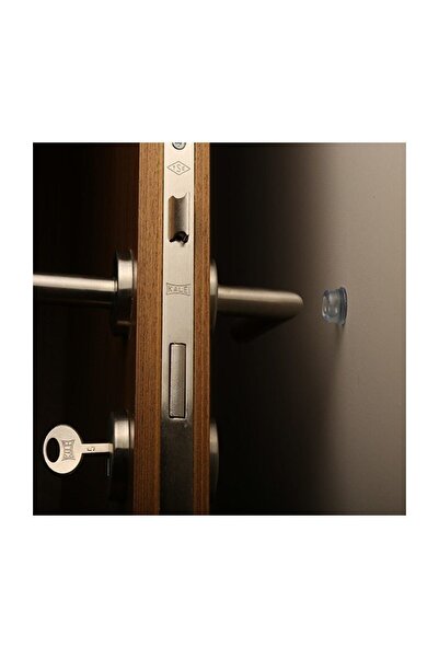 Miningaa 6 Pieces Adhesive Non-Marking Silicone Door Bumper Door Stopper Multi-Purpose Use Furniture Protection