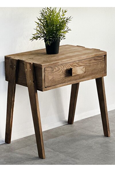 Weblonya Ahşap Komodin Çekmeceli Raf Dolap 5308