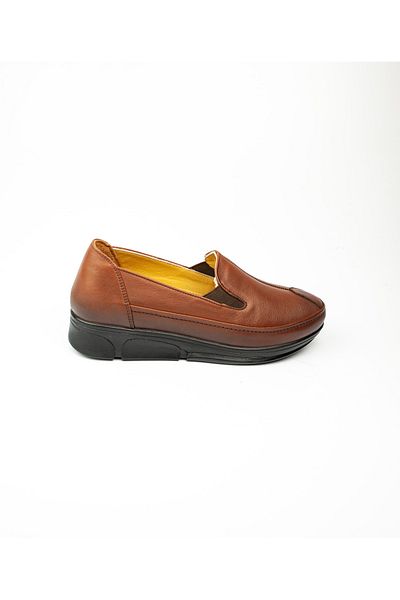 Castle Black 42637 Tan Leather Casual Women's Shoes