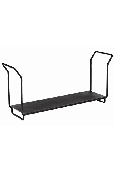 Abronya Bahçe Odunluğu Metal Tasarım Şömine Önü Dekoratif Odunluk