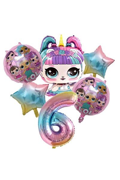 MFM Set baloane din folie pentru papusi Lol 6 ani 100 cm