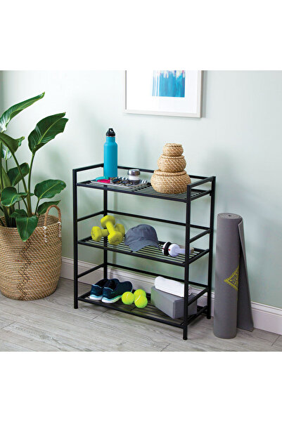 Abronya Metal Ayakkabılık Kapı Önü Ayakkabılık Raflı