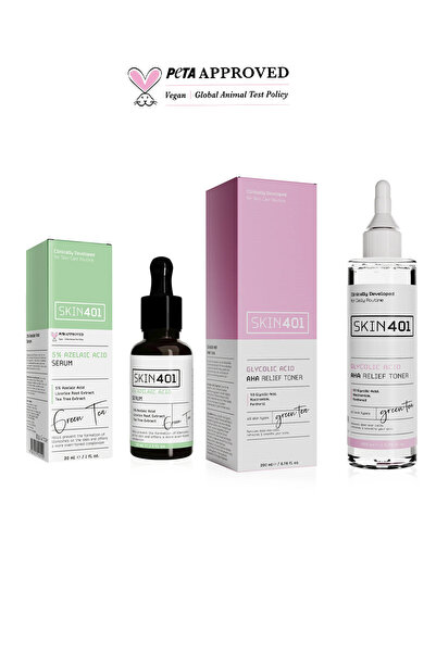 Skin401 Gözenek Karşıtı ve Arındırıcı Bakım Seti