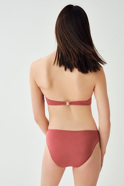 Dagi Dusty Rose Normal Waist Bikini Bottom