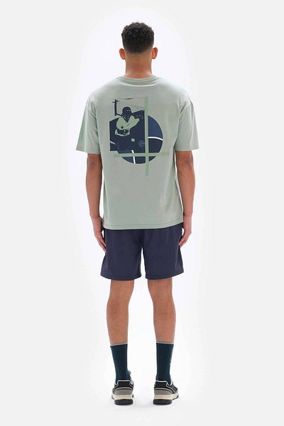 Dagi Marineblaue Basic-Strumpfhosen-Shorts für Herren