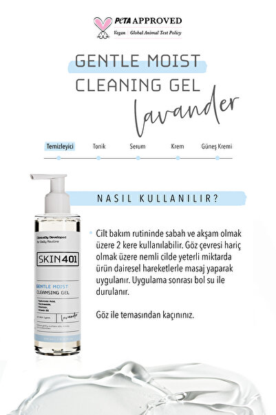 Skin401 Nemlendirici Tazelik Ve Parlaklık Veren Yüz Temizleme Jeli 200ml