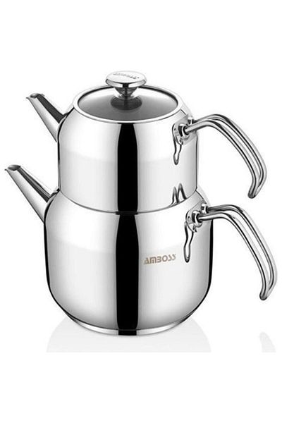 Amboss Coo-0229 Cool Medium Size Steel Steel Teapot