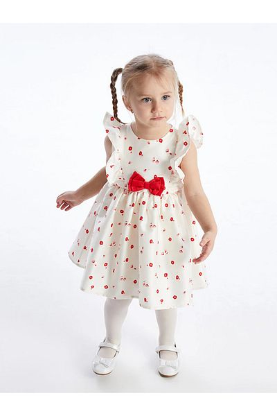 LC Waikiki LCW baby Crew Neck Pattern Baby Girl Dress dress