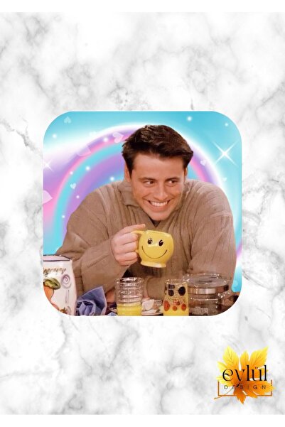 Eylül Design Friends Joey Tribbiani Printed Special Design Printed MDF A Qual...