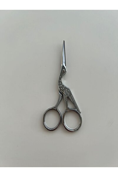 Vintage Leylek Gümüş Makas