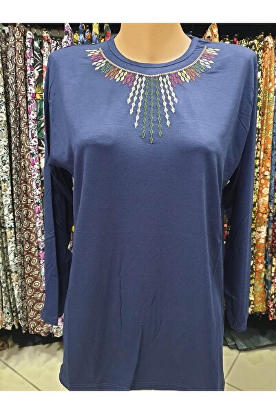 sercan konfeksiyon Kadın Önü Nakışlı Anne Penyesi