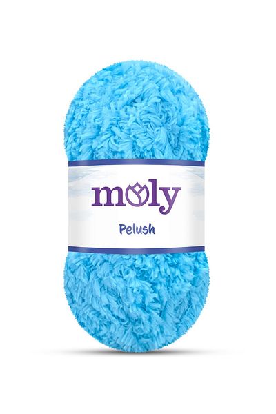 Moly خيط حياكة فروي من القطيفة 100 جرام (054)