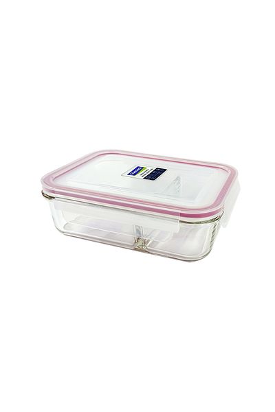 Glasslock 2 Compartment Glass Storage Container 920 ml