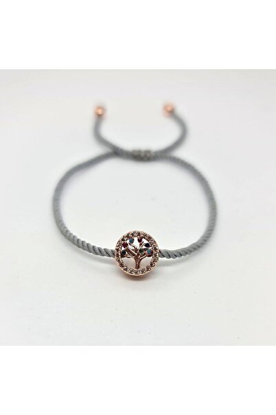 Pag accessories Makrome Burgu Ip Hayat Ağacı Zirkon Bileklik