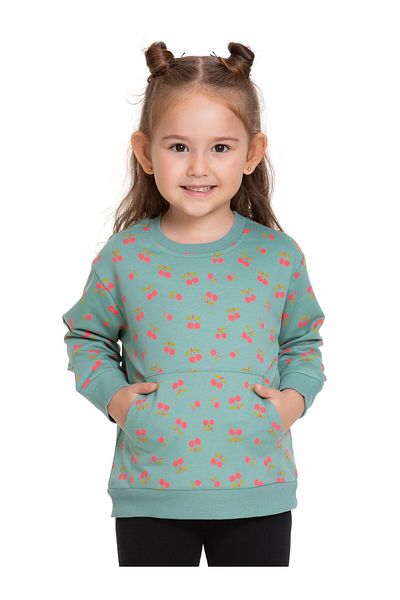 My Hanne Cherry Patterned Sweat 54361