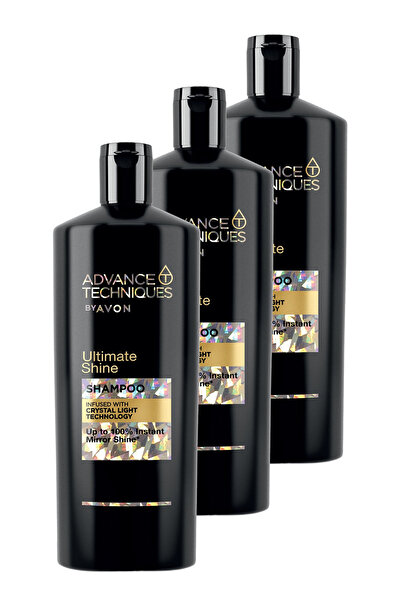 AVON Advance Techniques Parlaklık Veren Şampuan 700 Ml. Üçlü Set