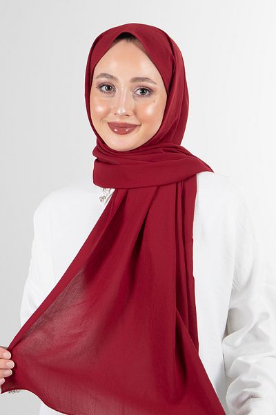 HAREM SCARF Şal Elsa Burgundy