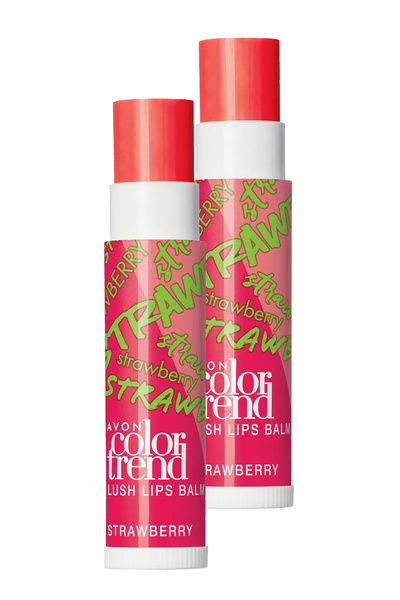 AVON Color Trend Dudak Balmı Strawberry İkili Set