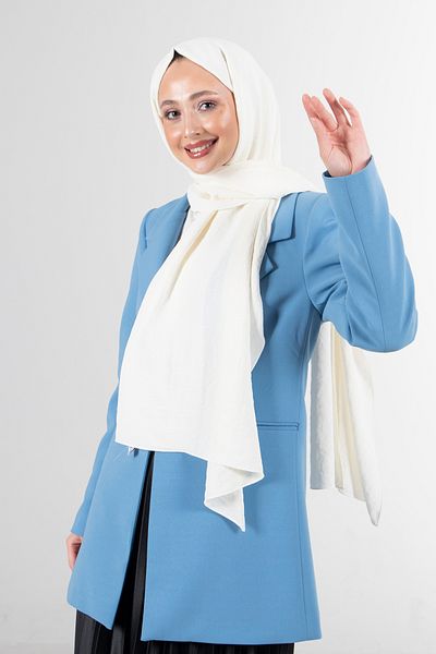 HAREM SCARF Off White Harem Scarf Elsa Shawl
