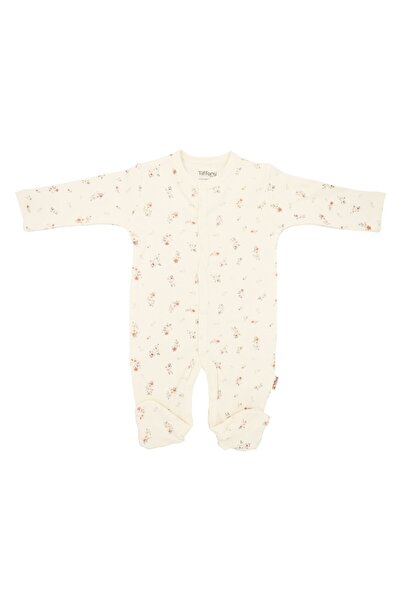 Tiffany Baby Clove Organik Theme Patikli Bebek Tulumu 22040