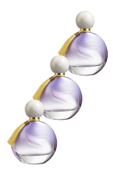 AVON Far Away Aurora Kadın Parfüm Edp 50 Ml. Üçlü Set