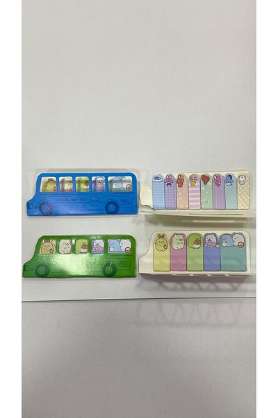 tüftürük Munis Figured Post It - Adhesive Note Holder Label Bookmark Postit Note Paper (1 Piece)