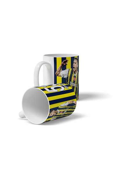 OFFSIDE Szymanski Yellow Navy Blue Sticky Design Printed Mug