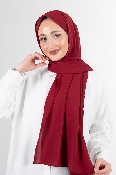 HAREM SCARF Şal Elsa Burgundy