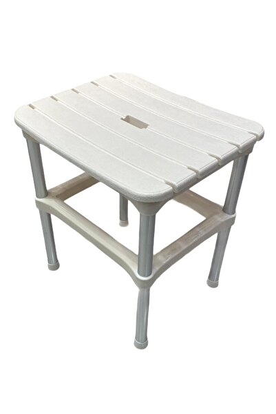 Altıntepe Laminated Square Long Stool