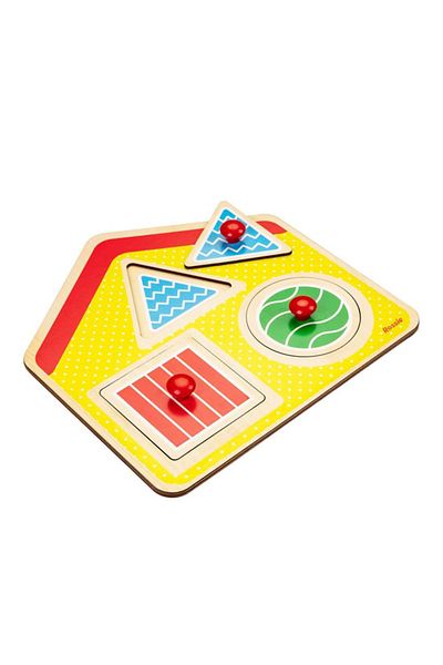 Rossie Bultak Wooden Puzzle Geometric Shapes