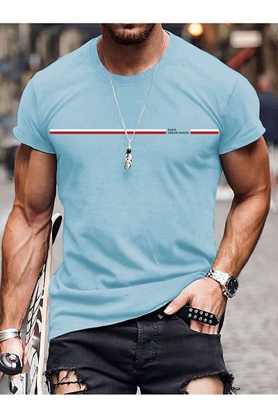 DAXİS Sportwear Company Μπλουζάκι UNISEX Printed Oversize Crew Neck DAXIS Sportwear Company