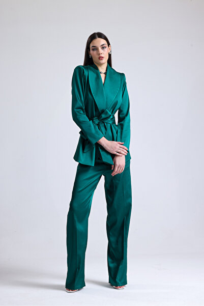 Bohai Design Özel Tasarım Saten Pantolon Ceket Takım