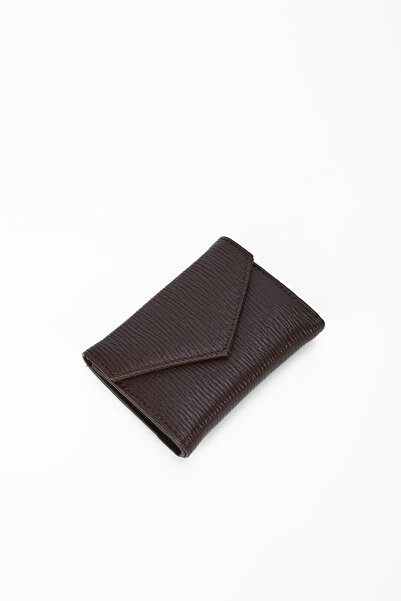 minebag Envelope Detailed Tronco ZC115 Women's Wallet Brown