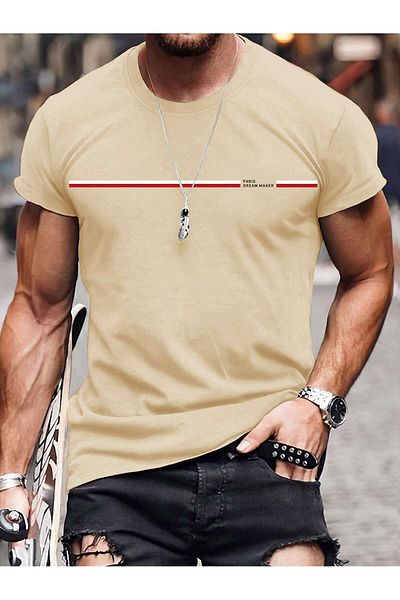 DAXİS Sportwear Company УНИСЕКС тениска с голямо деколте с принт DAXİS Sportwear Company