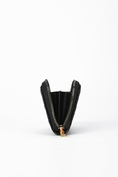 minebag Mini Diamond Pattern Azog ZC117 Women's Wallet Black