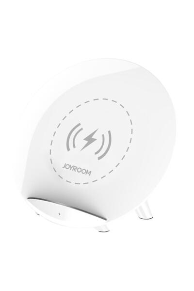 Joyroom Jr-k10 Qi Kablosuz Şarj Standı Telefon Tutucu 5v 2a Wirelles Şarj Beyaz
