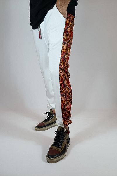 AYYA MEN Side Striped Jogger Sweatpants Comfortable Fit