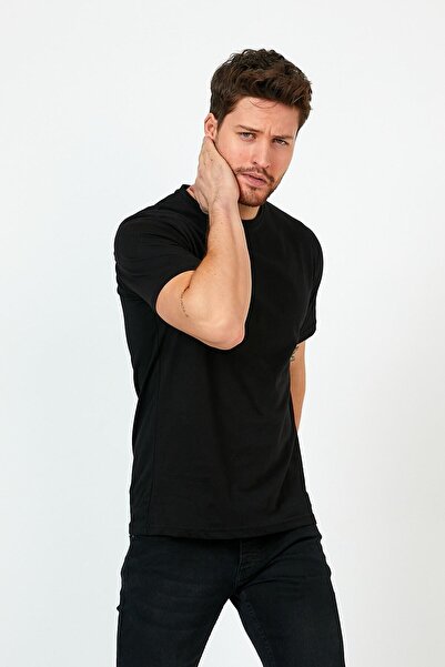 CLIPMAN Ανδρικό T-shirt Slim Fit Basic 5 τεμαχίων