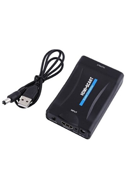 Genel Markalar 4363 Hdmi To Scart Av Video Tv Çevirici Dönüştürücü Adaptör