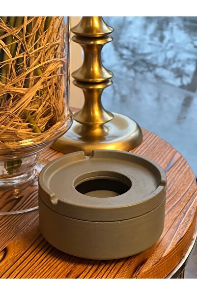 Reynes Kül Tablası Modern Ve Sade Tasarımı Ile Kokusuz Kapalı , Kapaklı Küllük