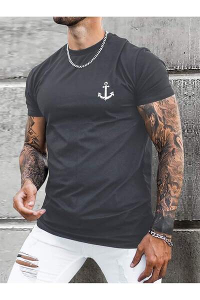 DAXİS Sportwear Company UNISEX Baskılı Oversize Bisiklet Yaka T-shirt DAXİS S...