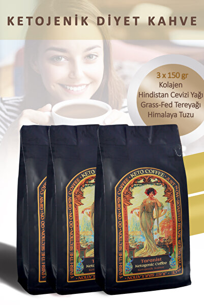 Taranist Ketojenik Kahve Kolajenli ( Bulletproof ) 3x150 gr