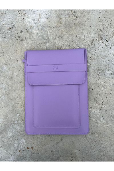 YOUC Design حقيبة كمبيوتر محمول MacBook Pro Air مقاومة للماء مقاس 13 بوصة و14 بوصة و15 بوصة من الجلد الصناعي النباتي