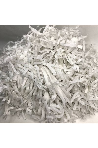 bisaccia Off-White Tissue Paper Scrap Shredded Tissue Paper - 50 grams