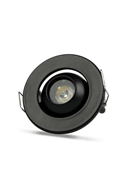 Cata 1,5 W COB Manda Gözü Led Spot - Gün Işığı (3000K) - Siyah - Yuvarlak - Sıva Altı - CT-5268SG