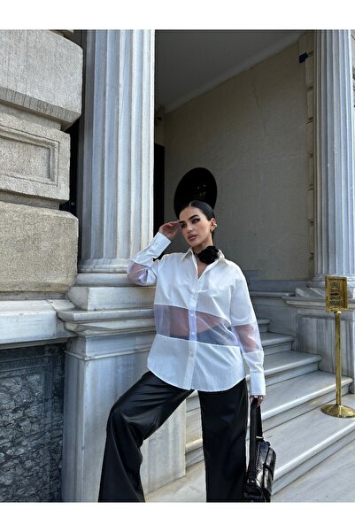 Vuntal BUTİK Cămașă cu detalii din organza