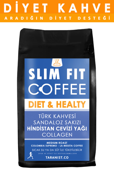 Taranist Slim Fit Coffee -türk Kahvesi- Sandaloz Sakızı Kolajen Hindistan Cev...