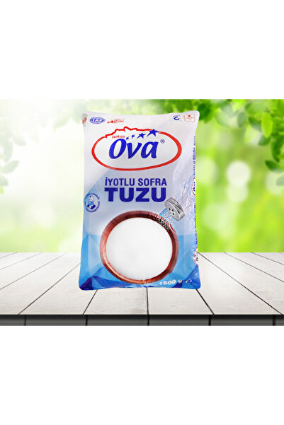 OVA İyotlu Sofra Tuzu 1500 g 1 adet